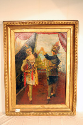 Painting of a masquerade 