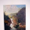 Painting, waterfalls 