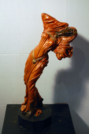 Statua di bronzo, danza del ventre