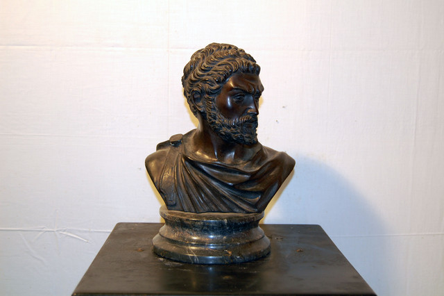 Busto in bronzo, l'Imperatore