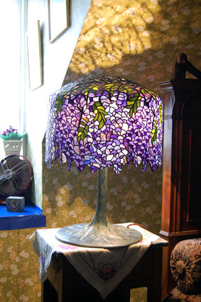 Lampada da tavolo Tiffany Wisteria