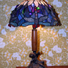 Pair table lamps, Tiffany replicas