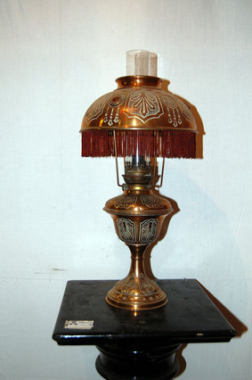 Lampada da tavolo in stile Art Nouveau, il cherose