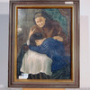 Painting of a crying girl 