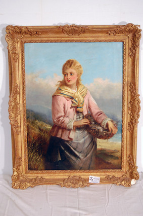 Painting, girl 