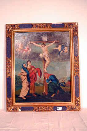 Malerei Jesus am Kreuz 